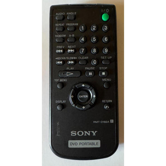 Sony Other - Sony RMT-D182A Portable DVD Player Remote Control DVP-FX810 DVP-FX850 DVP-FX805K